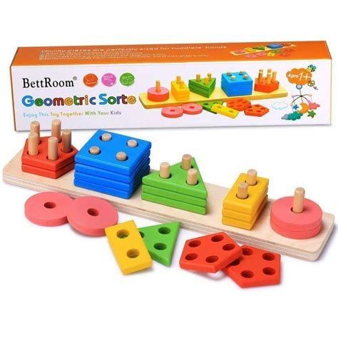 Bettroom Wooden Educational Preschool Toddler Toys For 1 2 3 4 5 Year