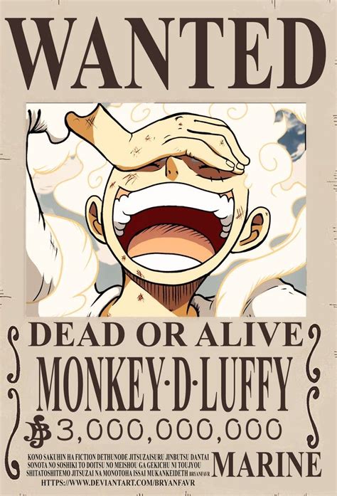 Luffys Post Wano Bounty One Piece Bounties Luffy Luffy Bounty
