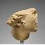 Head From A Statue Of The Crouching Aphrodite Type Getty Museum