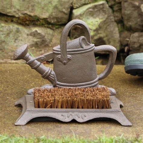 Once home, i researched this piece and realized it was a boot scraper. Cast Iron Garden Boot Brush And Scraper By Dibor ...