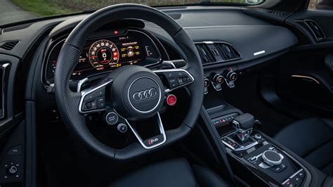 Audi R8 V10 Performance Spyder 5k Interior Wallpaper Hd Car