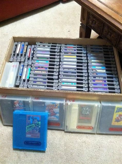 Nes Game Collection € Used To Have My Games Like This