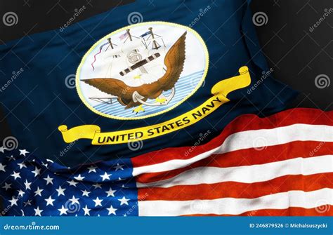 Flag Of The United States Navy Stock Photo Image Of Independence