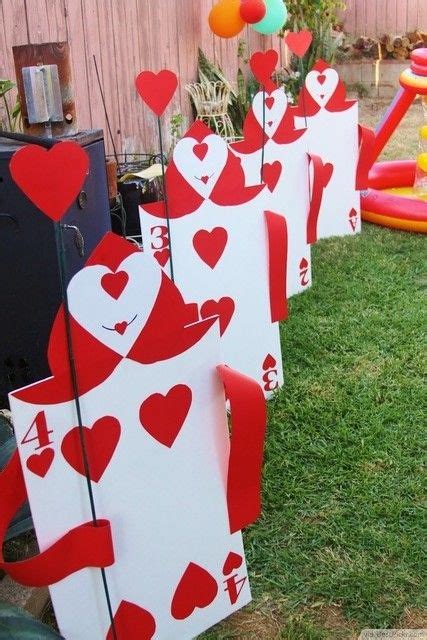 Alice in wonderland tree treat stand 9 1/2in x 23 1/4in cardstock stands. Easy Playing Card Soldiers For DIY Mad Hatter Tea Party ...