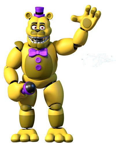 Quick Render Of Sabs New Fredbear Model Rfivenightsatfreddys