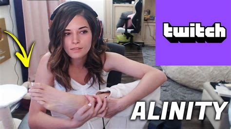 Alinity Sucking Her Toes On Twitch Live 2m Followers Feet And Soles