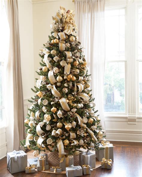 Silver and Gold Christmas Tree - Christmas Tree Decorating Ideas