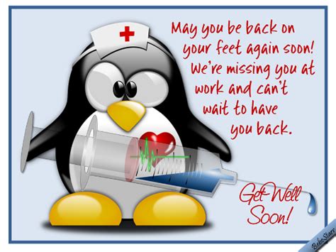 Remember that i'm here to take care of you. Miss You At Work. Free Get Well Soon eCards, Greeting ...