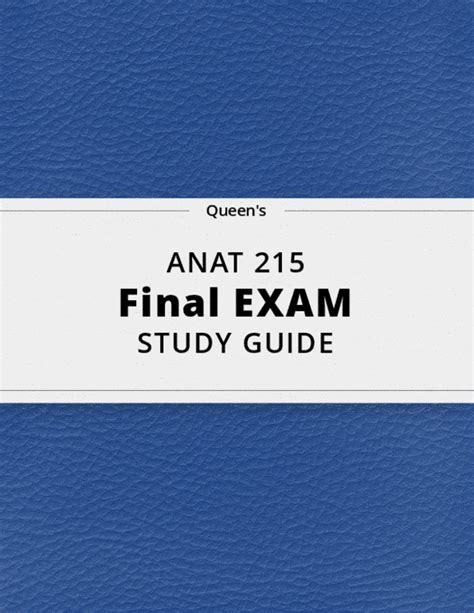 Anat 215 Final Exam Guide Comprehensive Notes For The Exam 33