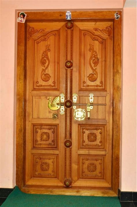 Teak Wood Main Double Door Designs For Houses Tutorial Pics