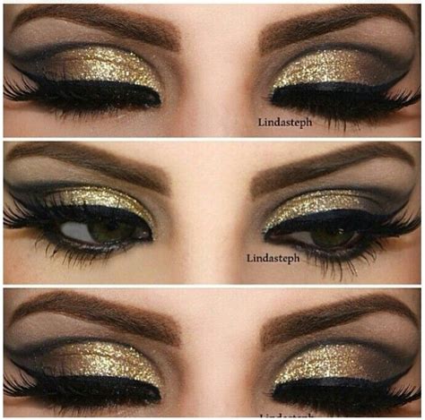 De 25 Bedste Idéer Inden For Gold Eye Makeup På Pinterest