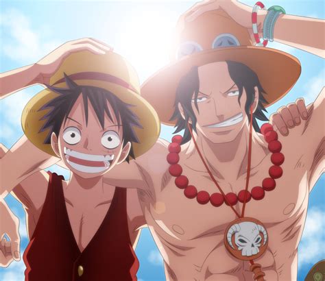 One piece anime art hd wallpaper for iphone. Wallpaper : One Piece, Monkey D Luffy, Portgas D Ace ...