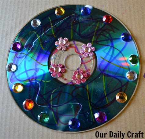 Decorate An Old Cd Our Daily Craft