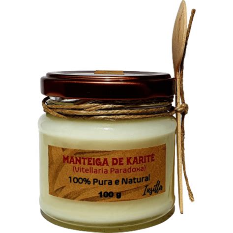 Manteiga De Karité 100 Pura E Natural 100g