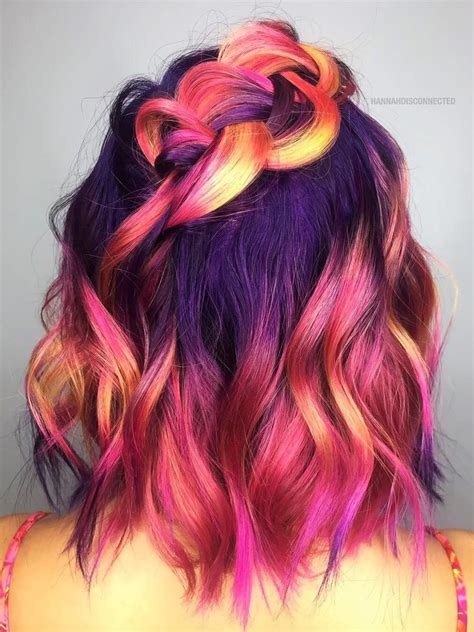 32 Cute Dyed Haircuts To Try Right Now Cool Hair Color