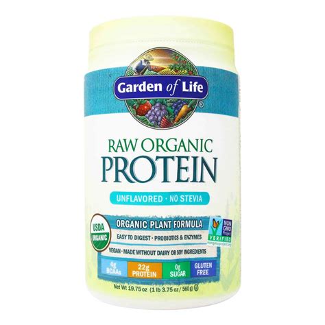 Buy Garden Of Life Raw Protein Unflavored 20 Oz 560 G Evitamins