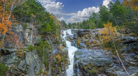 10 Tallest Waterfalls In New Hampshire 100 Foot Drops Whereaboutss