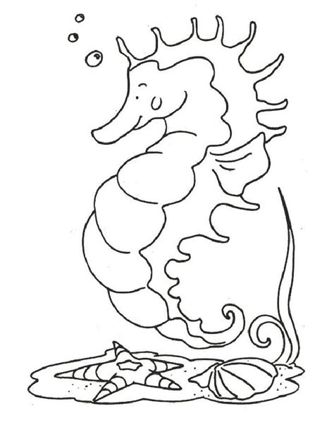 Seahorse Coloring Pages (Free Printable PDFs)