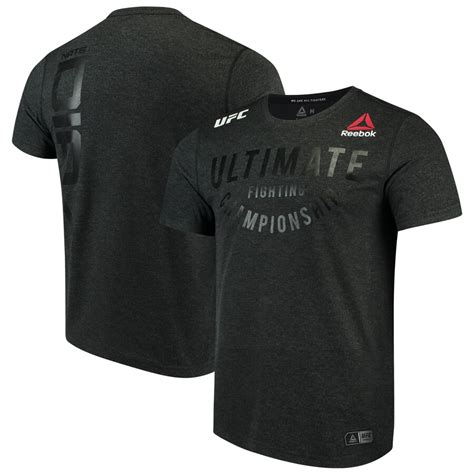 Reebok Nate Diaz Ufc Black Fight Night Collection Walkout Jersey T Shirt