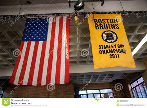 Banner Of Boston Bruins Editorial Stock Photo Image Of Championship