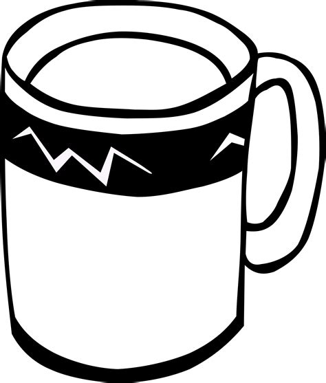 Cup clipart colouring page, Cup colouring page Transparent 