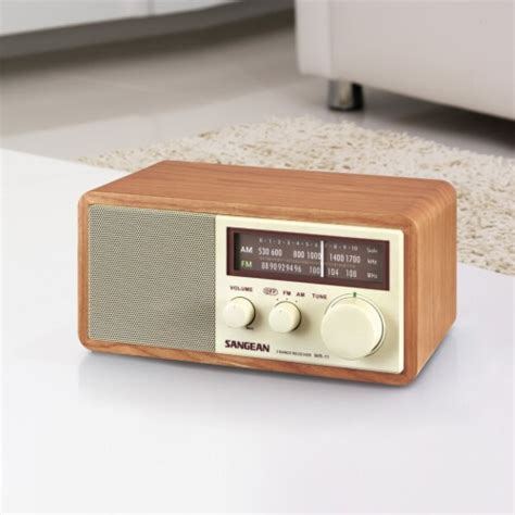 Sangean Wr 11 Am Fm Aux Input Wooden Cabinet Table Top Radio With 3 Inch Speaker 1 Piece Kroger