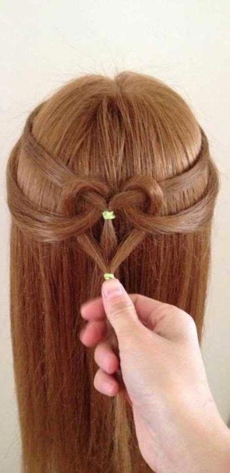 Let those hair extensions go, because you won't need them. 20 Easy Party Hairstyles for Long Hair | Słodkie fryzury ...