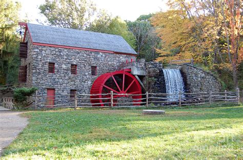 Grist Mill At Wayside Inn Photograph By John Small