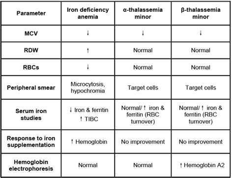 Types Of Microcytic Hypochromic Anemia Iron Deficiency Will Have A