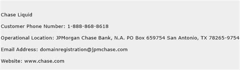 Maybe you would like to learn more about one of these? Chase Liquid Number | Chase Liquid Customer Service Phone Number | Chase Liquid Contact Number ...