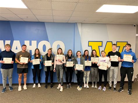 Wahoo Public Schools 15 Warriors Recognized With Academic All
