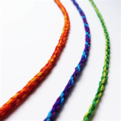 Check out this tutorial for details. 4, 6, and 8 Strand Round Braids, Without a Kumihimo Disk | Friendship bracelet patterns, Braided ...