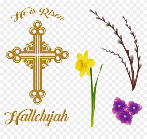 Religious Easter Clipart 5478945 Pikpng