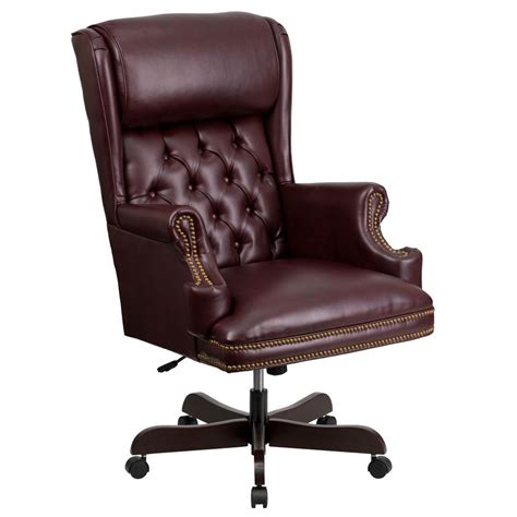 Bestoffice pc gaming chair ergonomic office chair desk chair pu leather racing executive modern swivel rolling high back computer chair wit. Flash Furniture CI-J600-BY-GG High Back Traditional Tufted ...