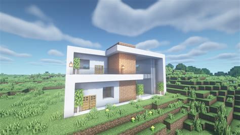 The house has an absolutely perfect design, it is good both inside and outside! Modern House #5. (For Java & Bedrock) Minecraft Map