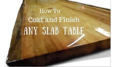 Ultraclear bar epoxy produces a crystal clear coating on all types of surfaces. Live edge slab table, How to finish and coat | Wood slab ...