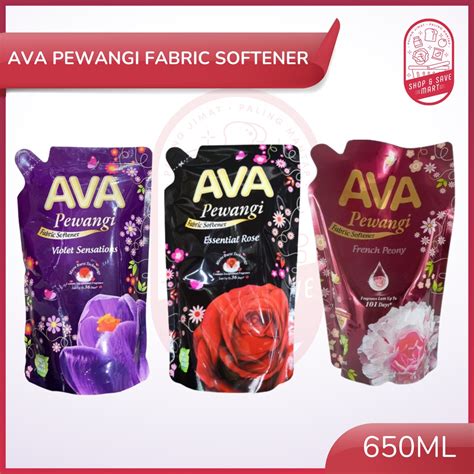 Ava Pewangi Fabric Softener Refill Pack Various Ml Laundry