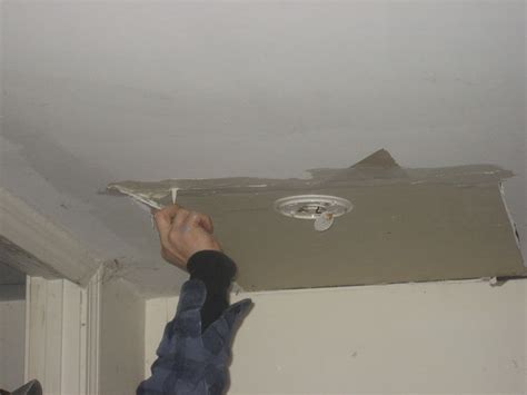 Dust away any left over debris. Ceiling patch | Flickr - Photo Sharing!