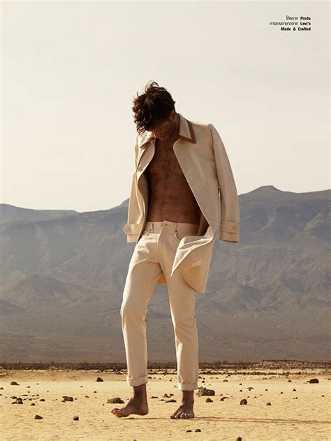 Francisco Lachowski Hits The Desert For Harpers Bazaar Men Thailand