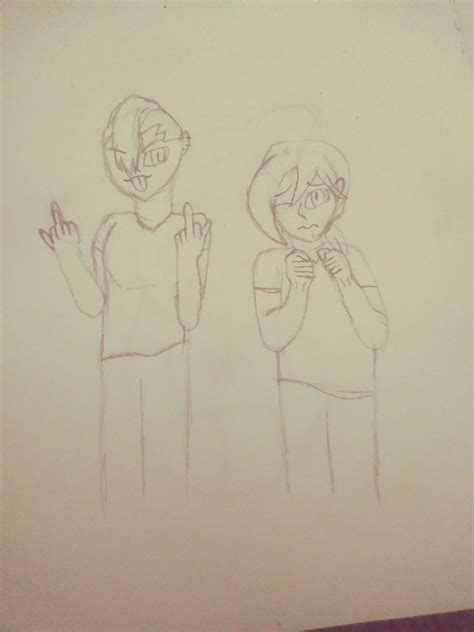 This Is A Drawing Of Stephen And Hosuh From Danplan Sketches