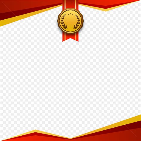 Graduation Certificate Clipart Transparent Png Hd A Red Gold Color