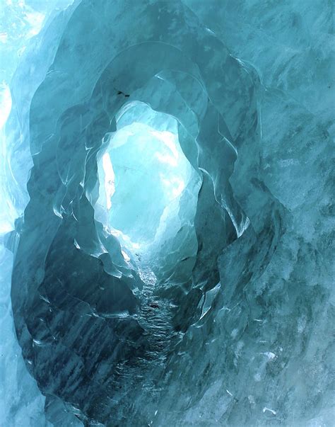 Glacier Ice Tunnel Photograph By Kim W Nolan Pixels