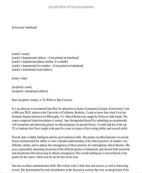 8 Student Letter Templates 8 Free Sample Example Format Download