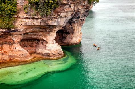 Camping outside of designated areas is not allowed. Pictured Rocks, Michigan | Picture rocks, Pictured rocks ...