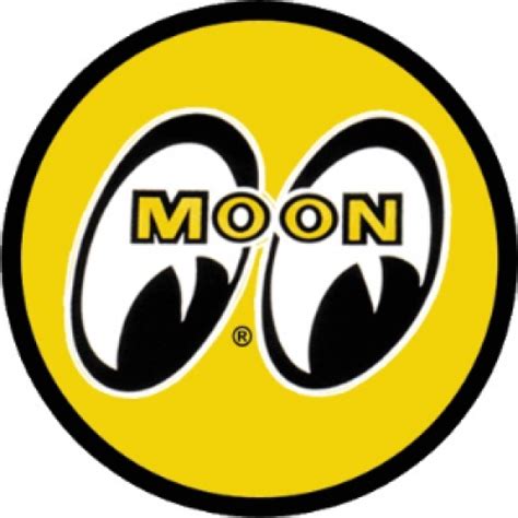 Moon Mooneyes 40mm Original Yellow Eyes Logo Decal Sticker
