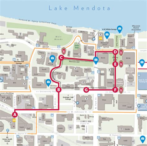 Uw Madison Campus Map Printable South America Map