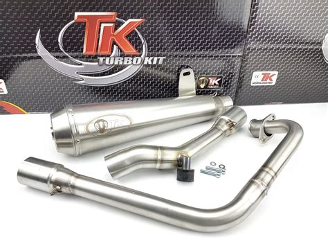 Turbo Kit Gp Edelstahl Auspuff Yamaha Ybr T Motorrad Scooter Roller Teile