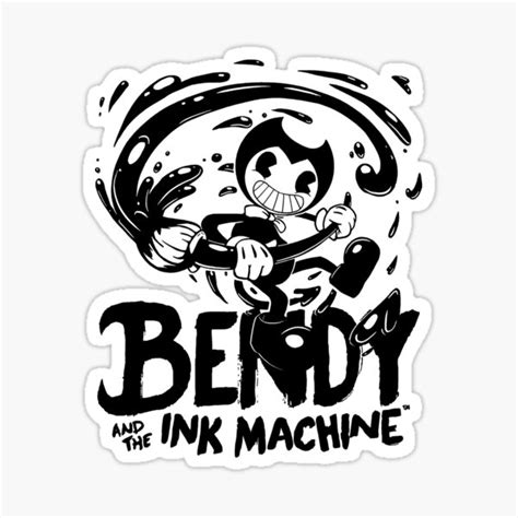 Bendy Ink Machine Sticker By Saleart Redbubble
