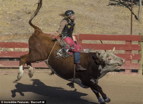 Girl Rides Bull Telegraph