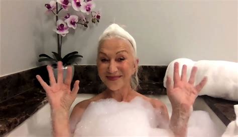 Helen Mirren Filmed Her Tonight Show Interview In Her Bubble Bath